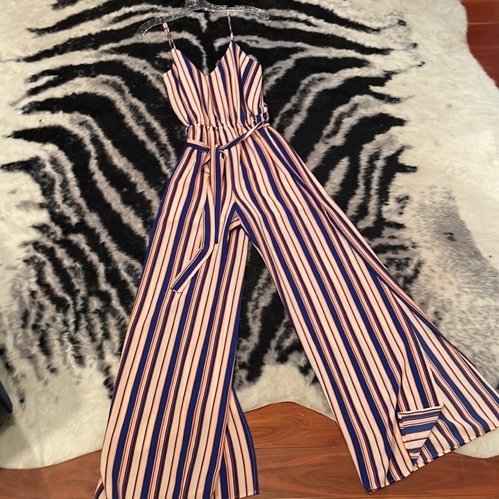 Striped Jumpsuit